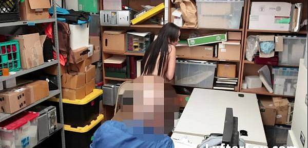  Embarrassed Teen had to Undress Herself For Shoplifting Suspect